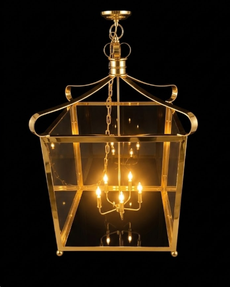 St. James Belgian Cage Chandelier Kitchen Island Pendant Light