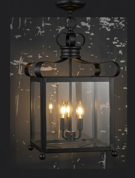 St. James Belgian Cage Chandelier Kitchen Island Pendant Light