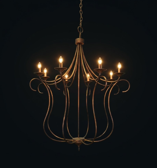 St. James Long Island Copper Chandelier