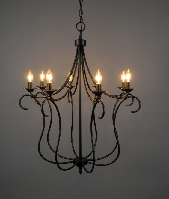 St. James Long Island Copper Chandelier