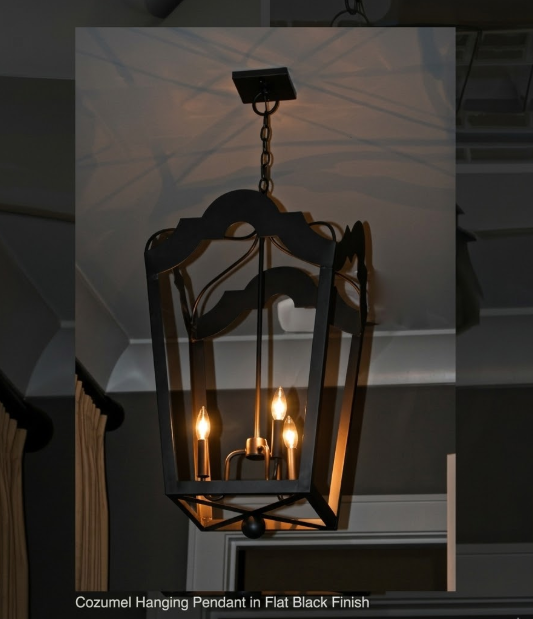 St. James Cozumel Copper Chandelier Kitchen Island Pendant Lights