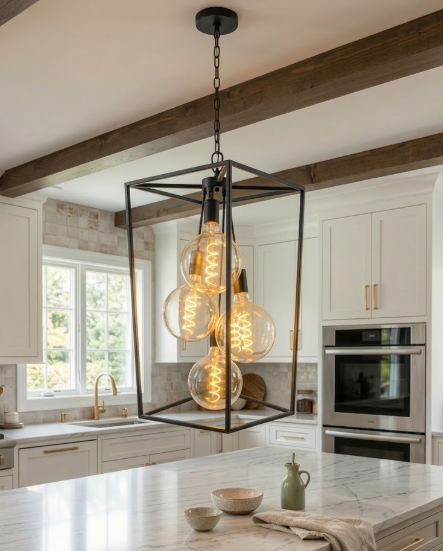 St. James Camden Copper Chandelier Pendant Lights