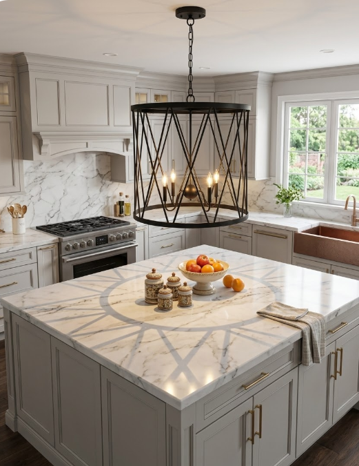 St. James Cypruse Copper Chandelier Kitchen Island Pendant Lights