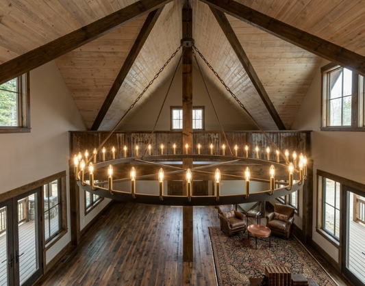 St. James Sullivan Single Tier Steel Chandelier