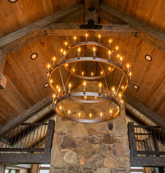 St. James Sullivan 3 Tier Steel Chandelier Pendant Light