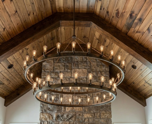 St. James Sullivan 2 Tier Steel Chandelier