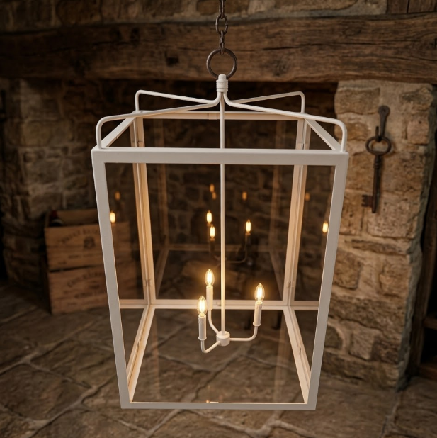 St. James Structure Copper Chandelier Kitchen Island Pendant Lights