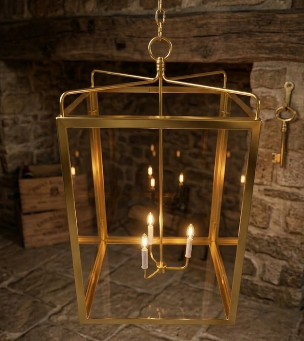 St. James Structure Copper Chandelier Kitchen Island Pendant Lights