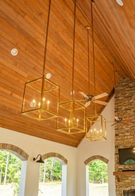 St. James Structure Copper Chandelier Kitchen Island Pendant Lights