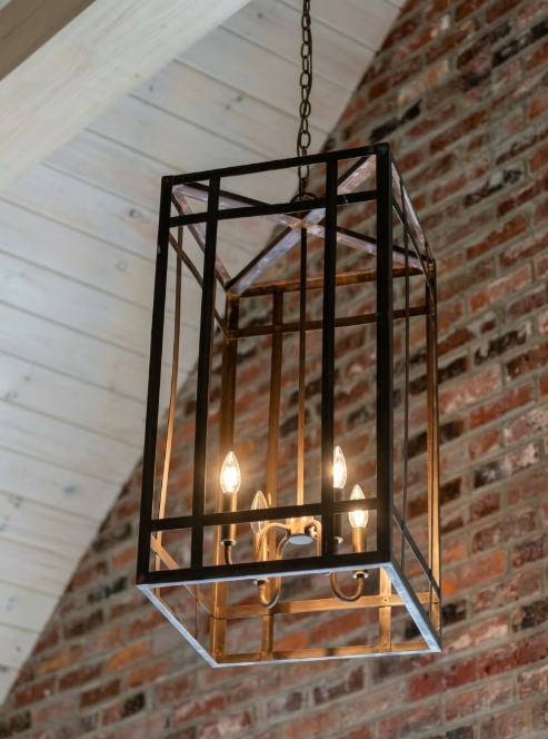 Camden Copper Chandelier Kitchen Island Pendant Light Custom Design