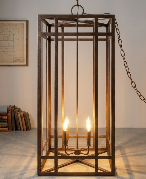 Camden Copper Chandelier Kitchen Island Pendant Light Custom Design