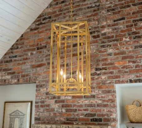 Camden Copper Chandelier Kitchen Island Pendant Light Custom Design