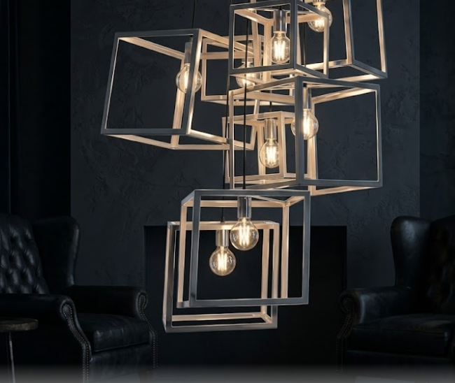 The Veneto Box Steel Chandelier Pendant Lights Custom Design