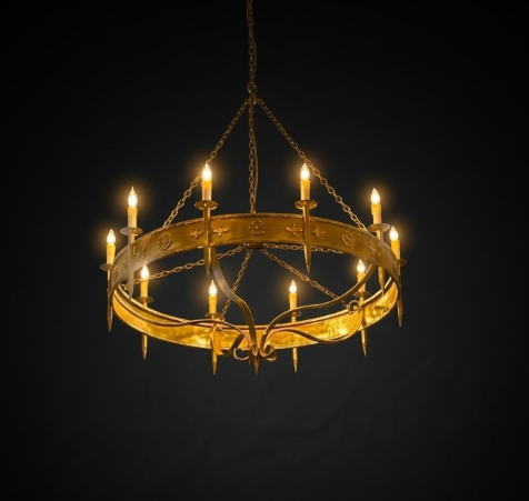 The El Corazon Steel Chandelier Pendant Light Custom Design