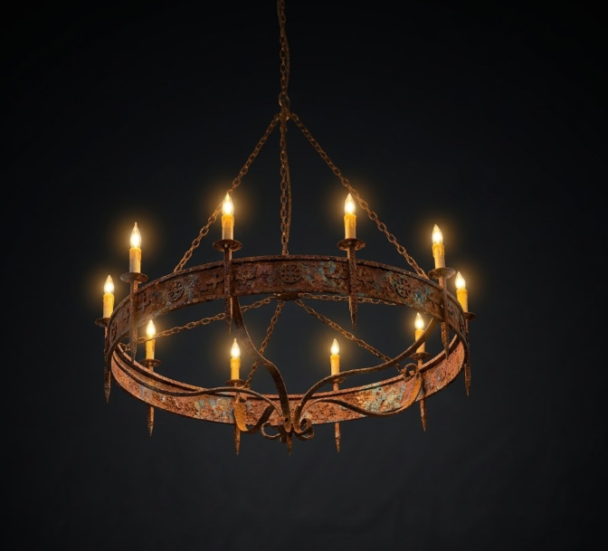 The El Corazon Steel Chandelier Pendant Light Custom Design