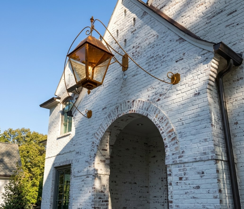 St. James Magnolia Copper Lantern