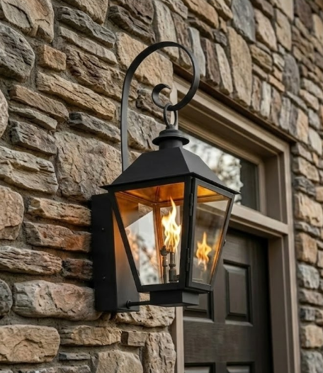 St. James Magnolia Copper Lantern