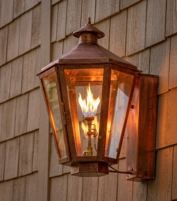 St. James Biloxi Copper Lantern Pendant Lights