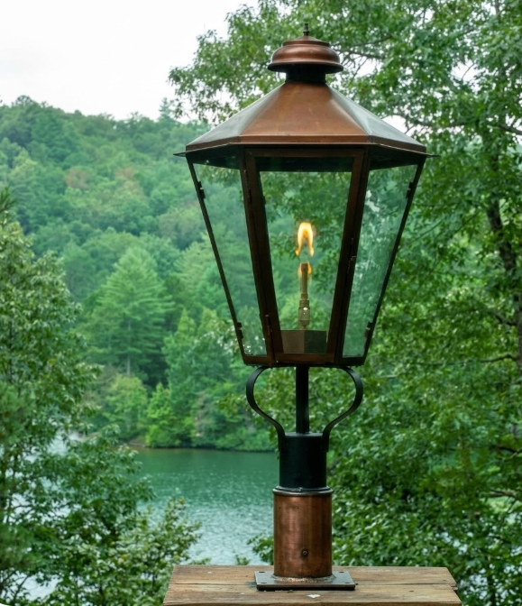 St. James Biloxi Copper Lantern Pendant Lights