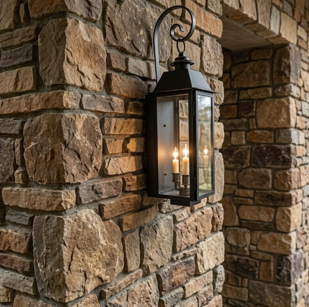 St. James Sweetwater Copper Lantern With Top Curl