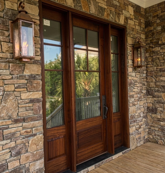 St. James Sweetwater Copper Lantern With Top Curl