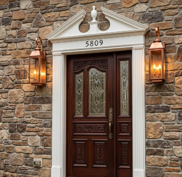 St. James Sweetwater Copper Lantern With Top Curl