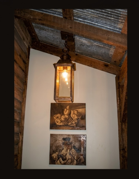 St. James Sweetwater Copper Lantern With Top Curl