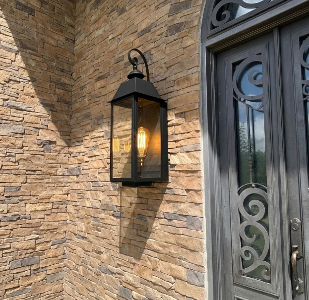 St. James Sweetwater Copper Lantern With Top Curl