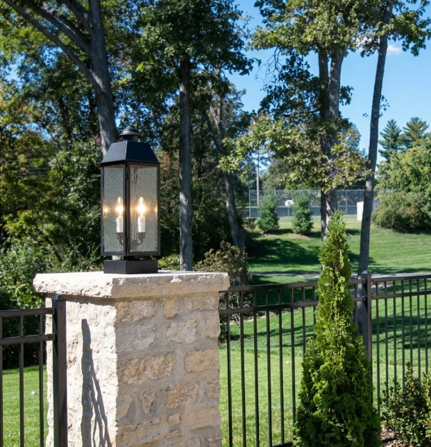 St. James Sweetwater Copper Lantern With Top Curl