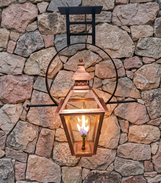 St. James Logan Copper Lantern Pendant LIghts