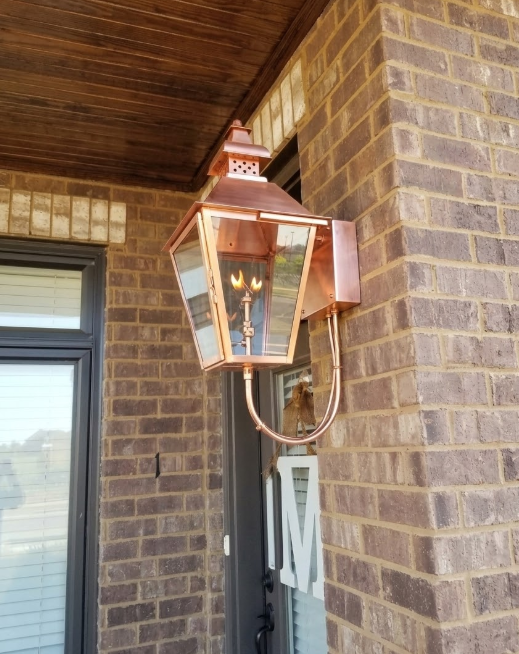 St. James Logan Copper Lantern Pendant LIghts