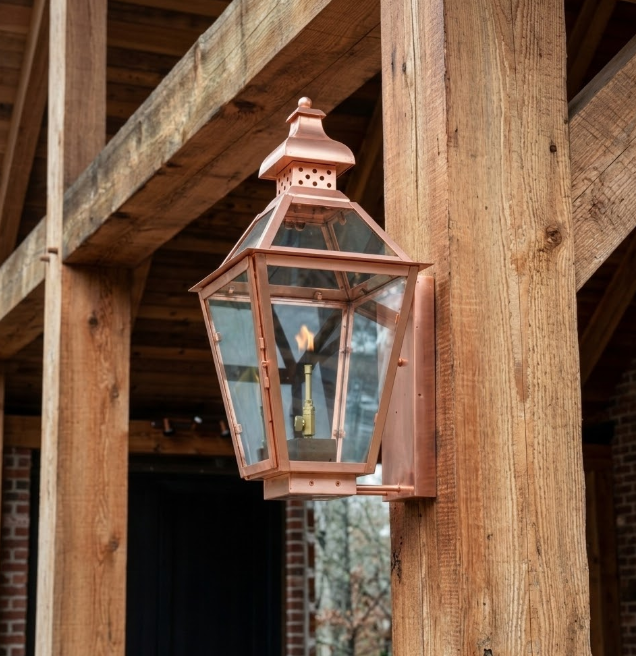 St. James Logan Copper Lantern Pendant LIghts