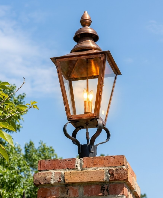 St. James Birmingham Copper Lantern Pendant Light
