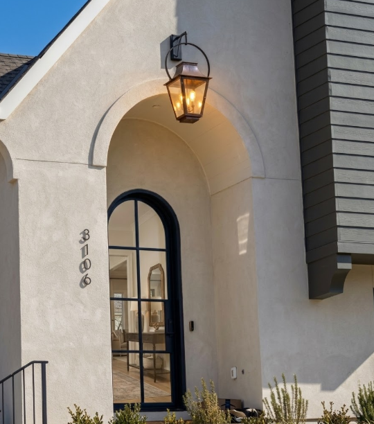 St. James Wood Dale Copper Lantern & Pendant Light With Top Curl
