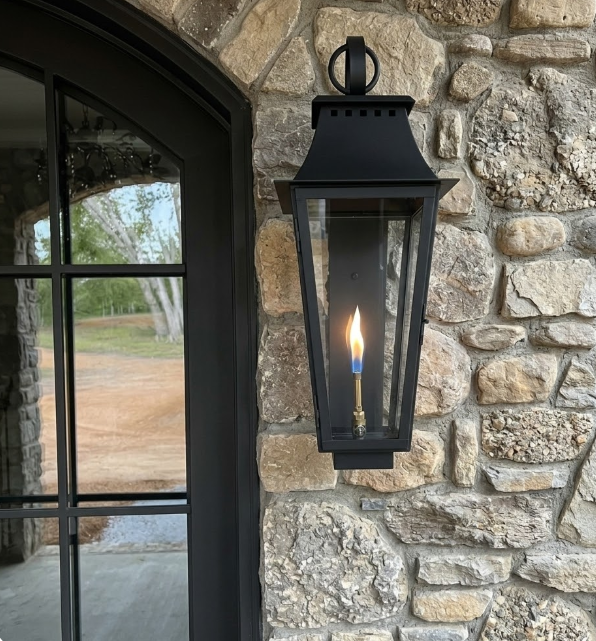 St. James Wood Dale Copper Lantern & Pendant Light With Top Curl
