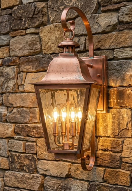 St. James Quebec Copper Lantern & Pendant Light