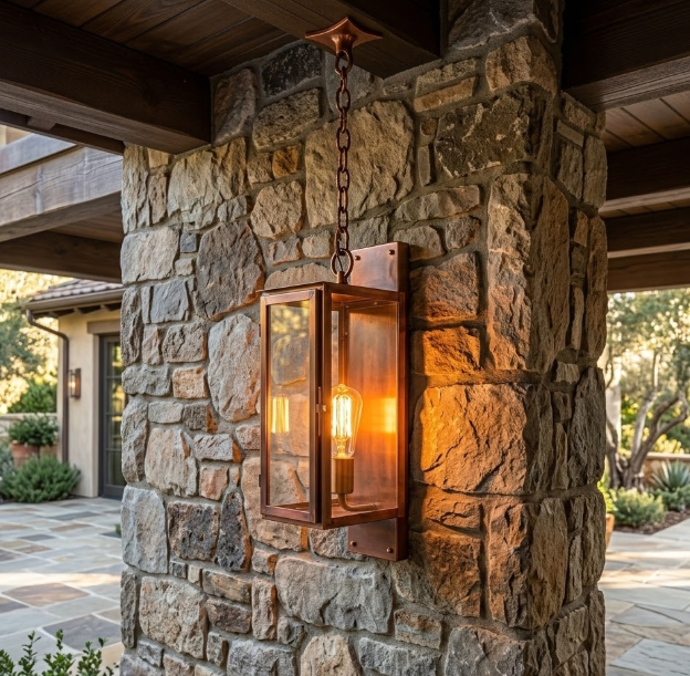 St. James Fifth Avenue Copper Lantern & Pendant Light