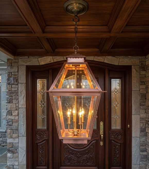 St. James Natchez Copper Lantern & Pendant LIght