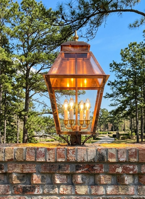 St. James Natchez Copper Lantern & Pendant LIght