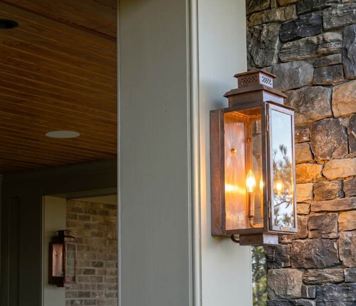 St. James Chicago Copper Lantern & Pendant Light