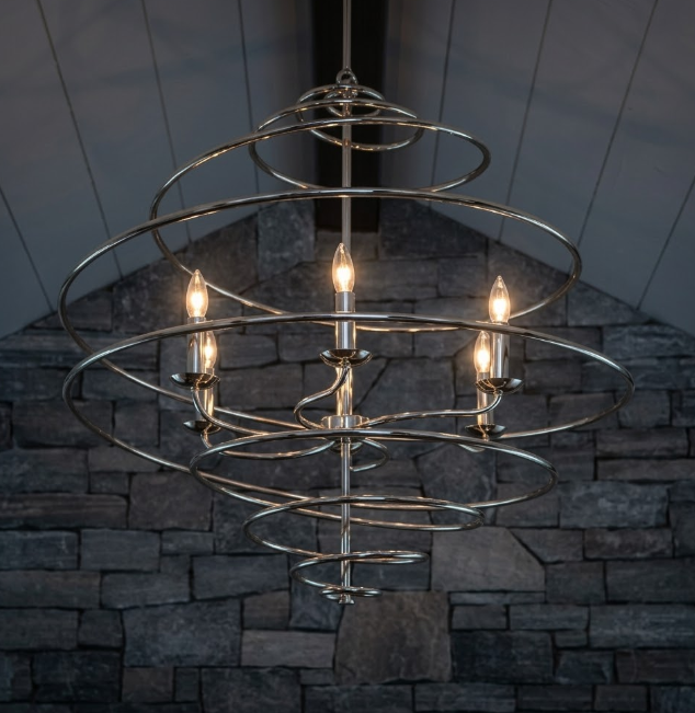 The Prosecco Steel Chandelier Pendant Light Custom Design