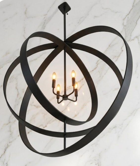 Diablo Steel Chandelier Pendant Lights Custom Design
