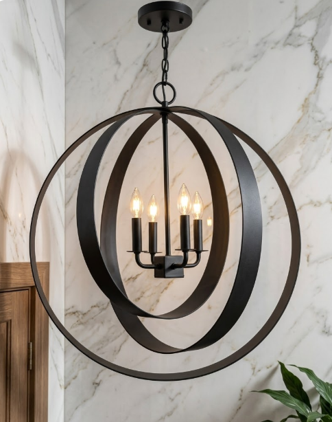 Diablo Steel Chandelier Pendant Lights Custom Design