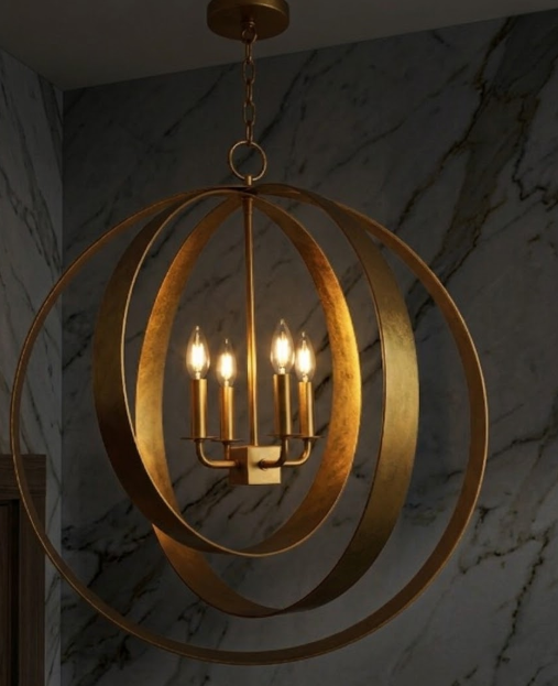 Diablo Steel Chandelier Pendant Lights Custom Design