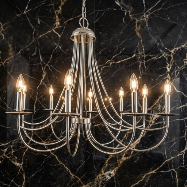 The Giacobbi Copper Chandelier Pendant Light Custom Design