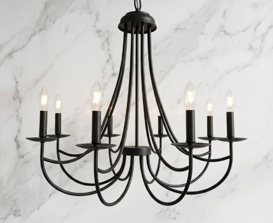The Giacobbi Copper Chandelier Pendant Light Custom Design