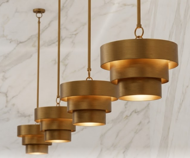 The Castellano Copper Pendant Lights Custom Design
