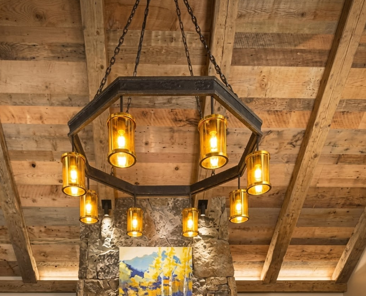 The Tulsa Steel Chandelier Custom Design
