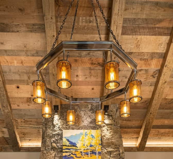 The Tulsa Steel Chandelier Custom Design