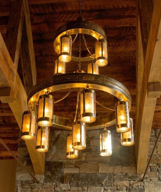 The King Ranch Steel Chandelier Pendant Light Custom Design